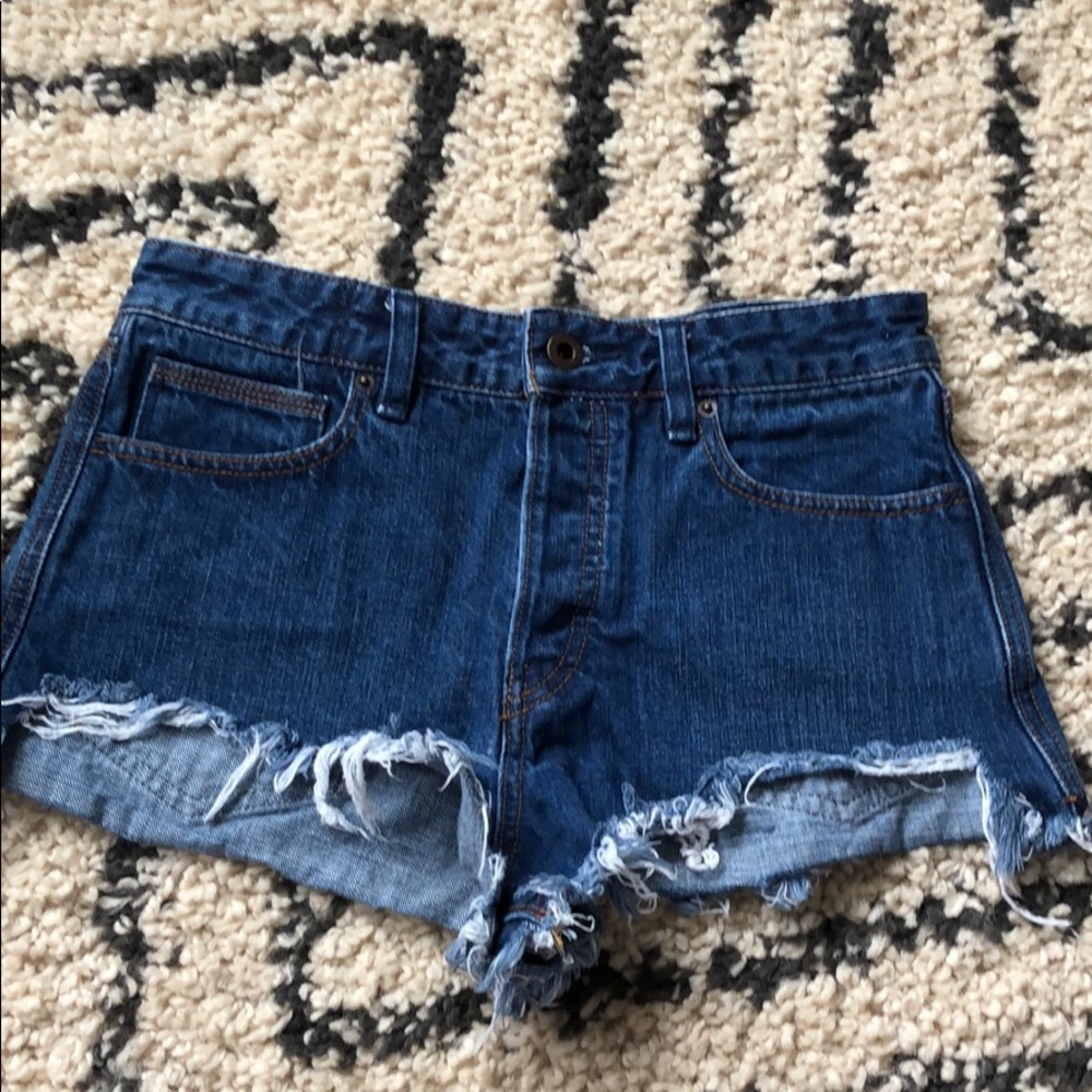 High waisted short shorts